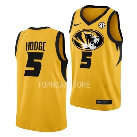 D'moi Hodge Missouri Tigers 2022-23 Alternate Basketball Jersey - Gold
